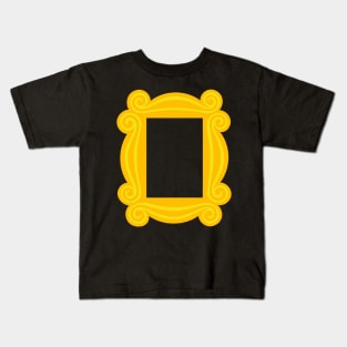 Full Yellow Peephole Frame Kids T-Shirt